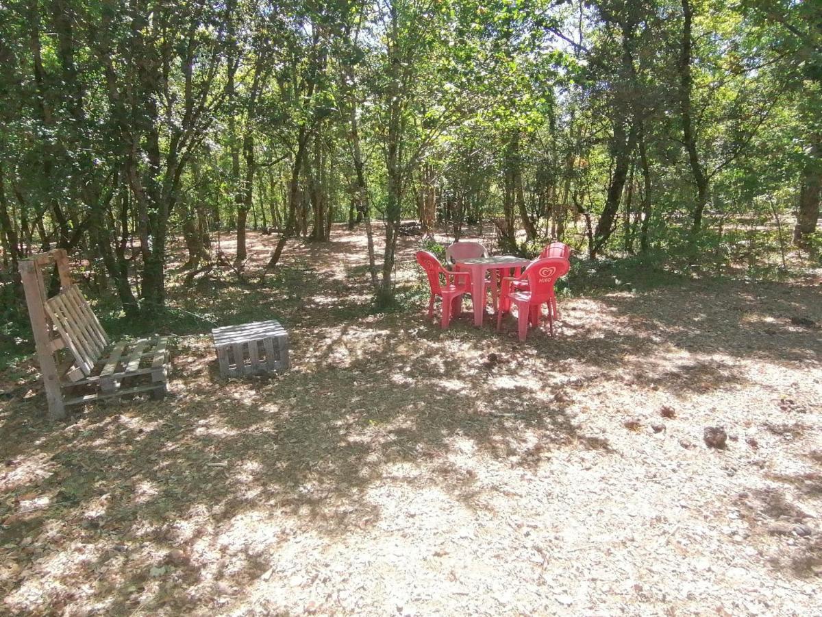Emplacement Tente Camping Car Saint-Aubin-de-Nabirat Dış mekan fotoğraf